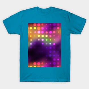 Psychedelic Trip Club Festival Concert Lights Fractals Purple Gold T-Shirt